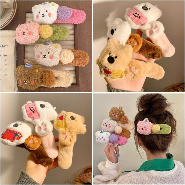 Kẹp mỏ vịt h&igrave;nh b&ocirc;ng hoa cỡ lớn