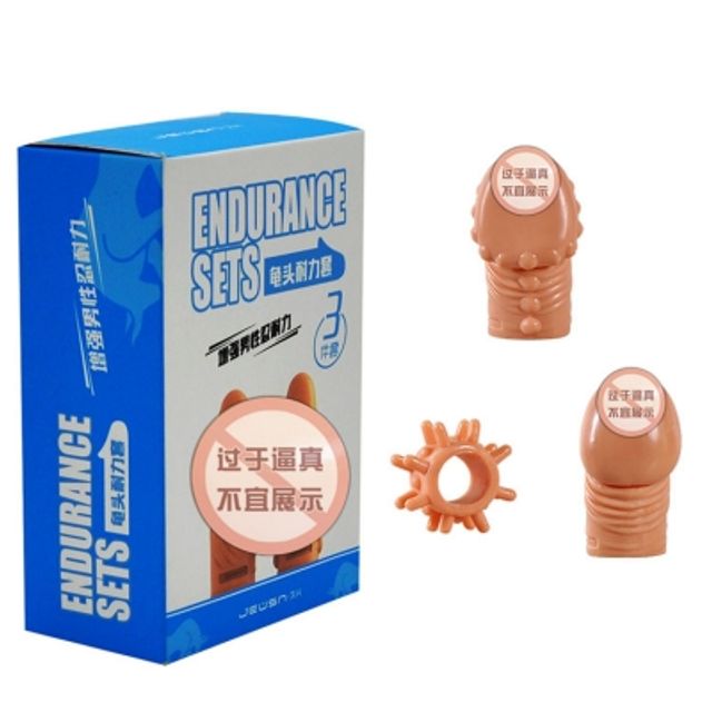 Bao Cao Su Bộ 2 Đ&ocirc;n Đầu Cao Cấp K&egrave;m V&ograve;ng Silicon Endurance