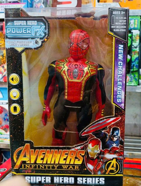 Đồ chơi si&ecirc;u nh&acirc;n Avengers người nhện spider-man 810B