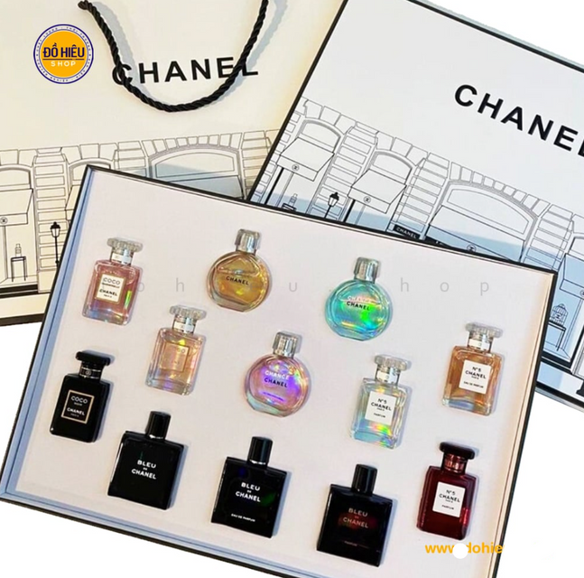Bộ qu&agrave; tặng nước hoa Chanel Mini