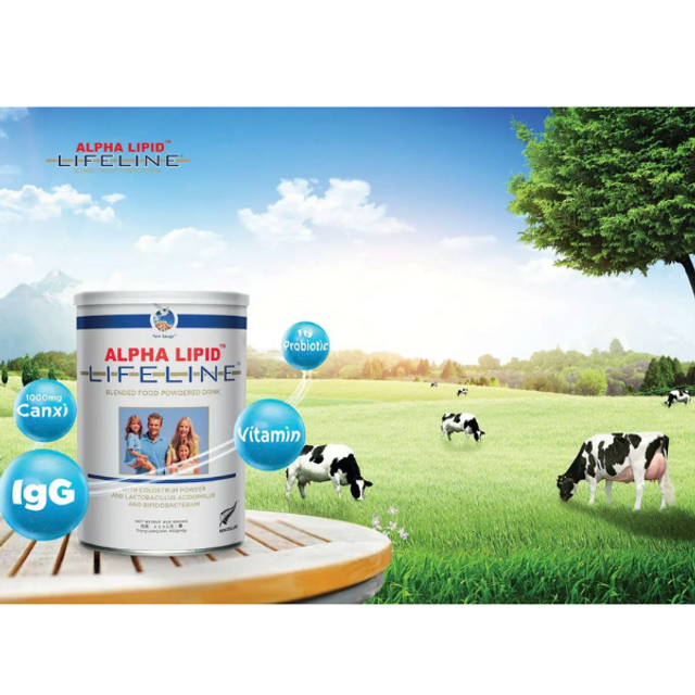 Sữa non Alpha Lipid 450g life line New Zealand