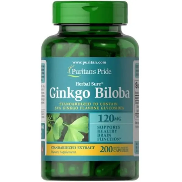 Vi&ecirc;n Uống Bổ N&atilde;o Puritans Pride Ginkgo Biloba