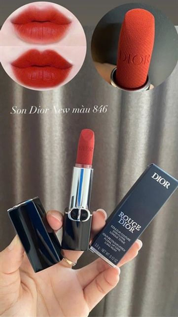 Son Dior Rouge Dior Lipstick 846 Concorde Velvet Finish 3.5g