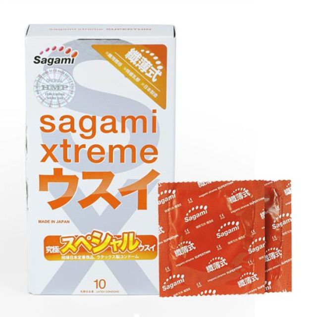 Bao cao su Sagami Xtreme Super Thin si&ecirc;u mỏng