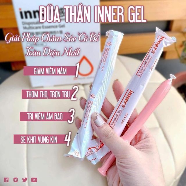 Gel Inner Phụ Khoa Dưỡng Ẫm V&agrave; L&agrave;m Sạch