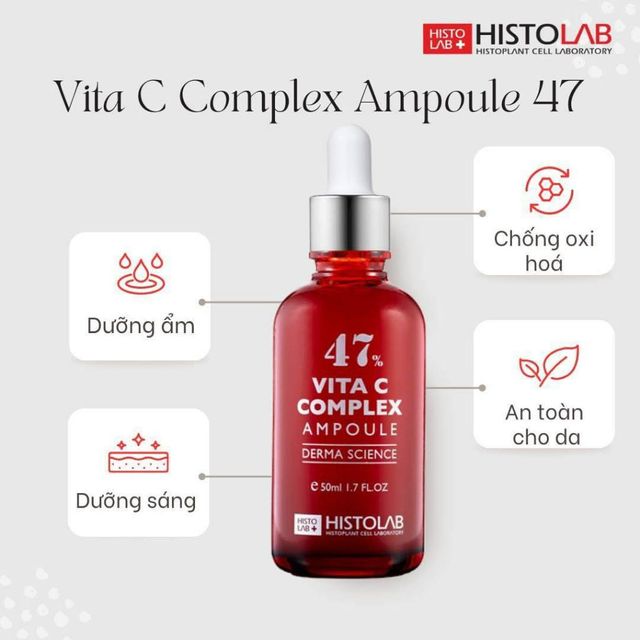 Serum HISTOLAB Vita C Complex Ampoule 47% - H&igrave;nh ảnh 2