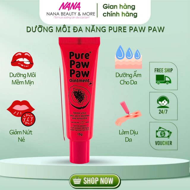 Dưỡng M&ocirc;i Đa Năng Pure Paw Paw Ointment