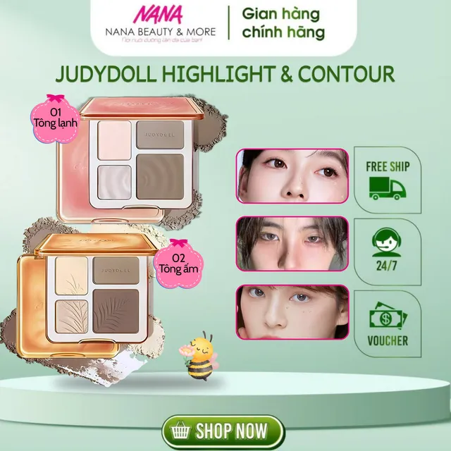 Bảng Phấn Bắt S&aacute;ng JudyDoll