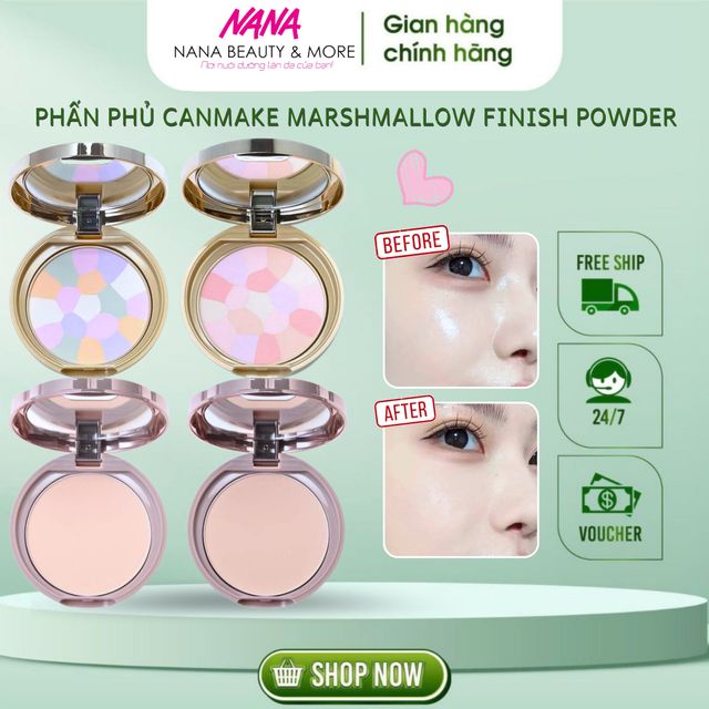 Phấn Phủ N&eacute;n Canmake Marshmallow Finish Powder