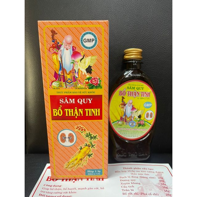 S&acirc;m Quy Bổ Thận Tinh Ngũ Tạng Tinh DTS 300ML