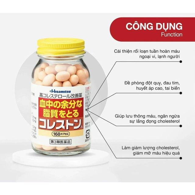 Vi&ecirc;n uống giảm mỡ trong m&aacute;u Hisamitsu
