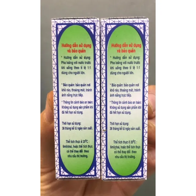 Chai sản phẩm với th&ocirc;ng tin chi tiết