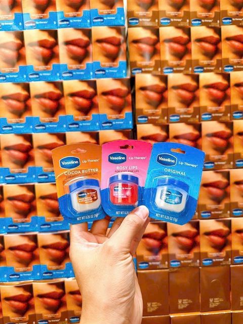 Dưỡng m&ocirc;i Vaseline Mỹ