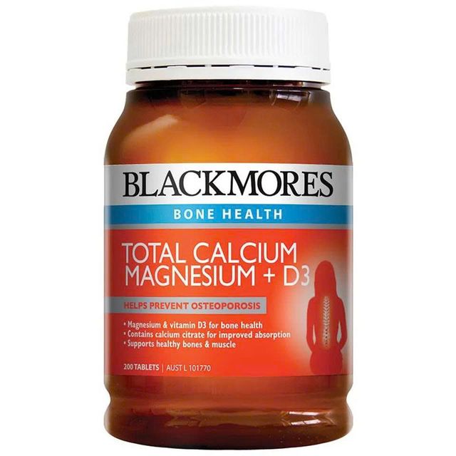Blackmores Total Calcium and Magnesium + D3 200 Tablets