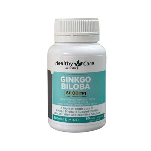Vi&ecirc;n uống bổ n&atilde;o Healthy Care Ginkgo Biloba