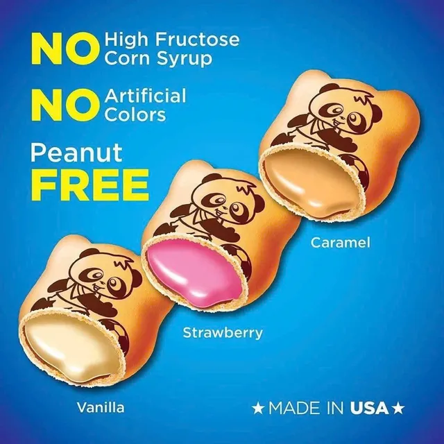 B&aacute;nh Hello Panda vị vanilla 198g