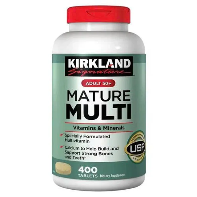 Vitamin tổng hợp Kirkland Mature Multi Adult 50+