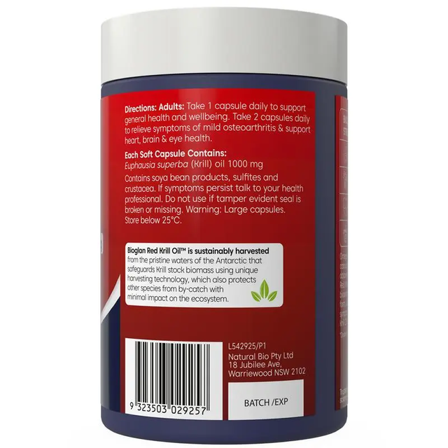 Vi&ecirc;n uống Bioglan Red Krill Oil