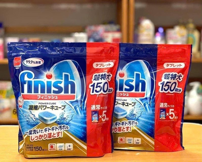 Vi&ecirc;n rửa b&aacute;t Finish Nhật