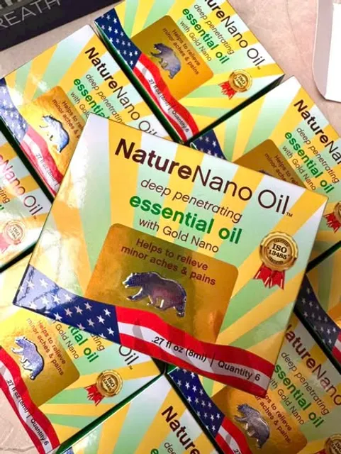 NaNo Oil Nature Nano oil Dầu N&oacute;ng Con Gấu Box 6 pcs
