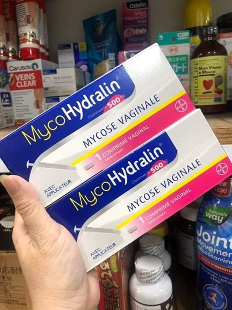 Vi&ecirc;n đặt phụ khoa Mycohydralin 500mg