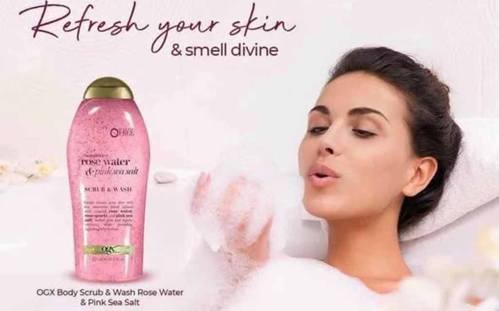 OGX Rose Water & Pink Sea Salt