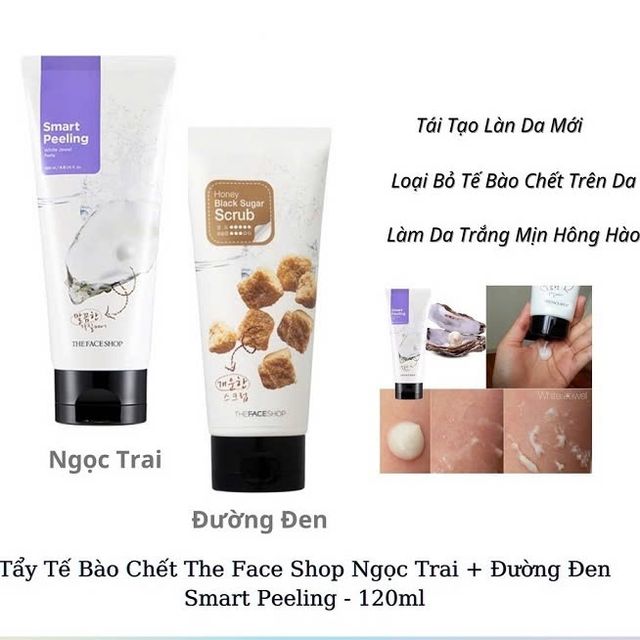 Tẩy tế b&agrave;o da cngừng hẳn THE FACE SHOP TFS White Jewel Peeling 120ml