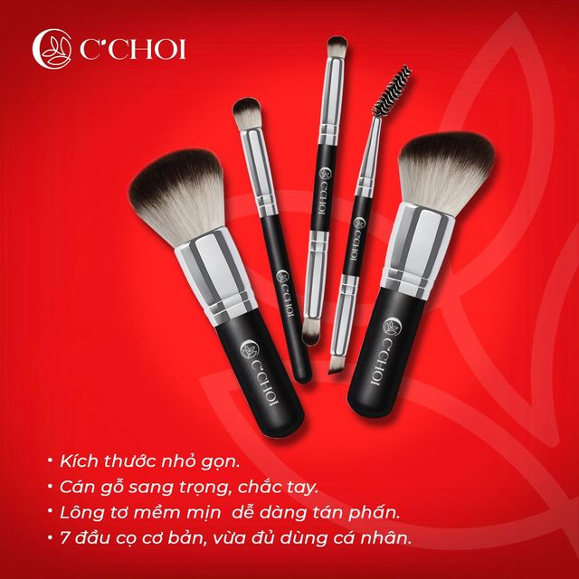 Bộ 5 Cọ C'Choi