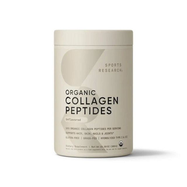 Bột Collagen Sports Research Organic Collagen Peptides
