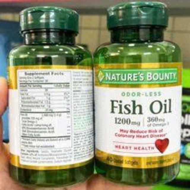 Vi&ecirc;n uống dầu c&aacute; Nature's Bounty