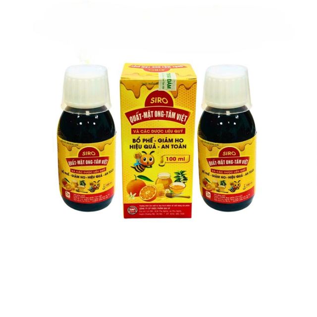 Siro Ho T&acirc;m Việt Quất Mật Ong - Hỗ Trợ Giảm Ho, Đau R&aacute;t Họng, Gi&uacute;p Bổ Phế - Lọ 100ml