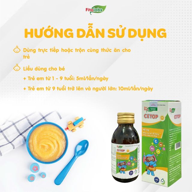 Vitamin Tổng Hợp Cho B&eacute; Fitolabs CETOP