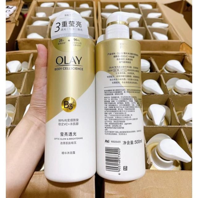 Sữa Tắm Trắng Da Olay Body Cellscience B3 Vitamin C 500ml