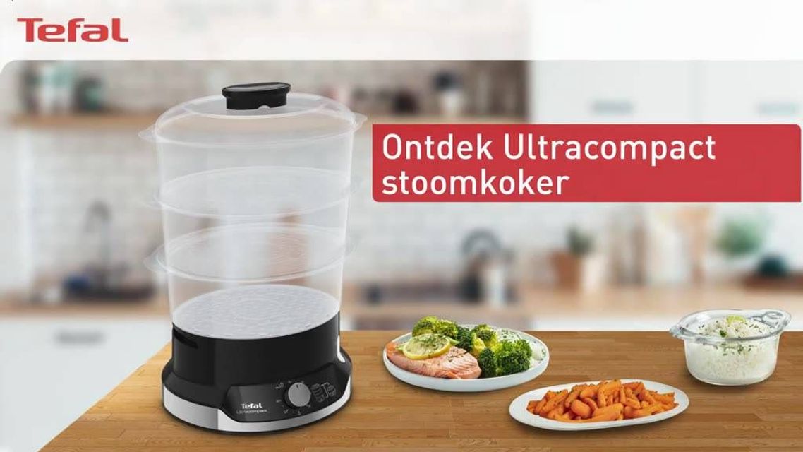 Quảng C&aacute;o Nồi Hấp Điện Tefal Ultra Compact VC2048