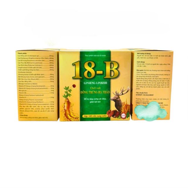 Vi&ecirc;n Uống 18B Ginseng Linhzhi
