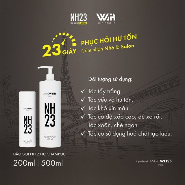 Dầu gội NH23 IQ SHAMPOO 200ml