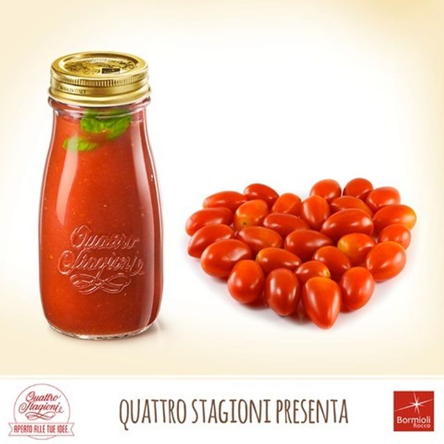 Chai Thủy Tinh Quattro 400ml Bormioli Rocco