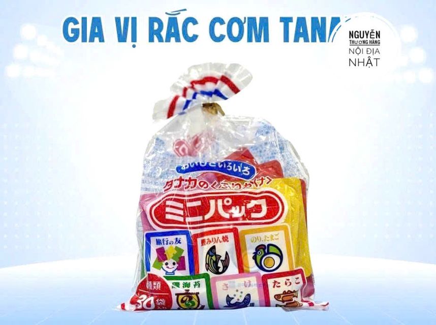 Gia vị rắc cơm Nhật Bản 6 vị