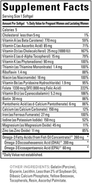 Vitamin Tổng Hợp Cho Mẹ Bầu Nature Made