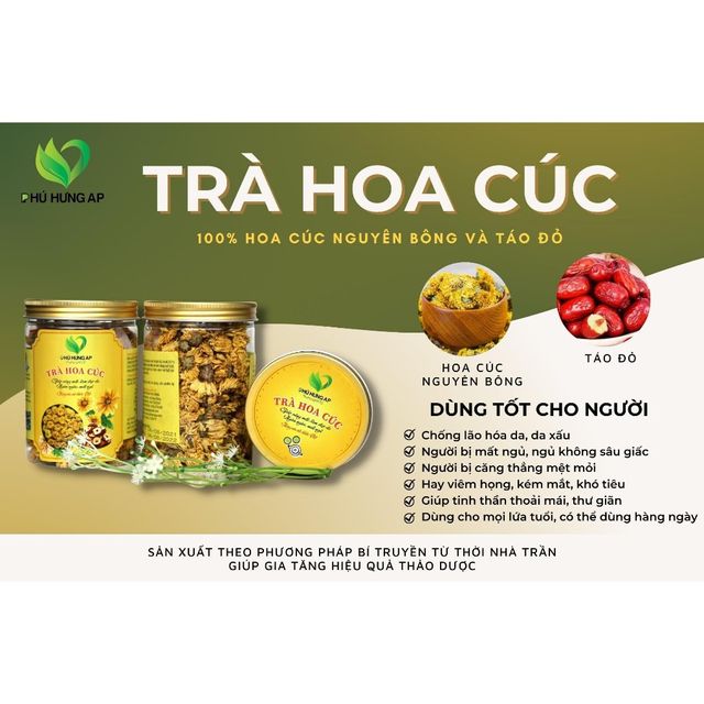 Tr&agrave; Hoa C&uacute;c T&aacute;o Đỏ Ph&uacute; Hưng AP