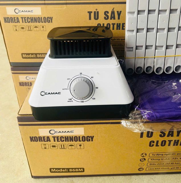 Tủ sấy quần &aacute;o Camac với c&ocirc;ng nghệ ion