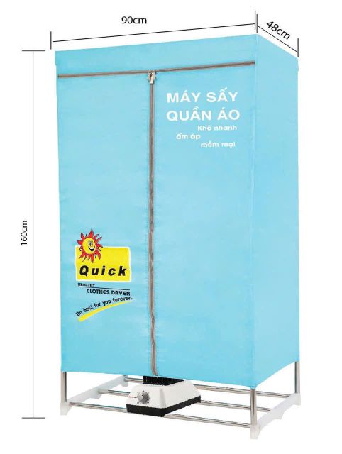 Tủ sấy quần &aacute;o Camac với dung t&iacute;ch lớn