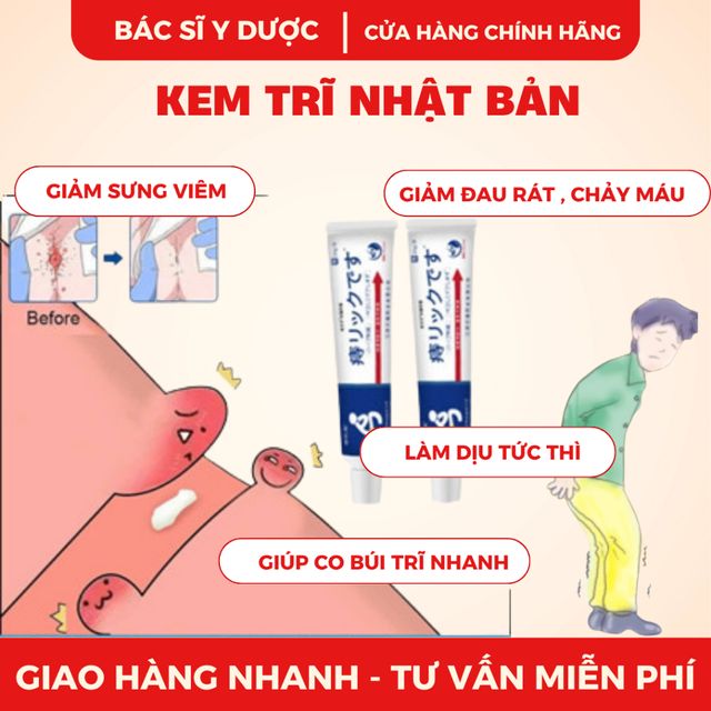 Kem B&ocirc;i Trĩ Nhật Bản