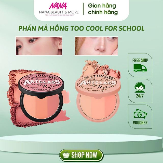 Phấn M&aacute; Hồng 3 M&agrave;u Too Cool For School