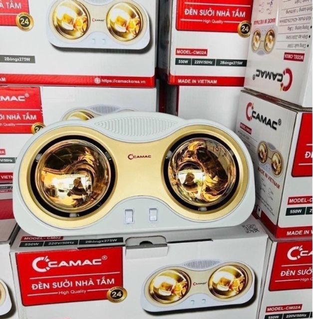Đ&egrave;n sưởi nh&agrave; tắm Camac
