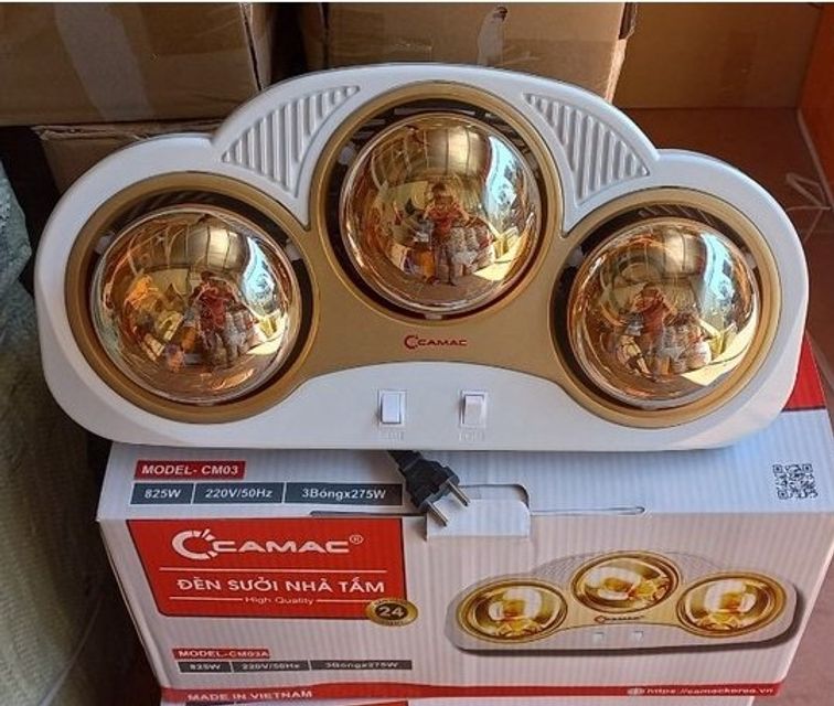 Đ&egrave;n sưởi nh&agrave; tắm Camac
