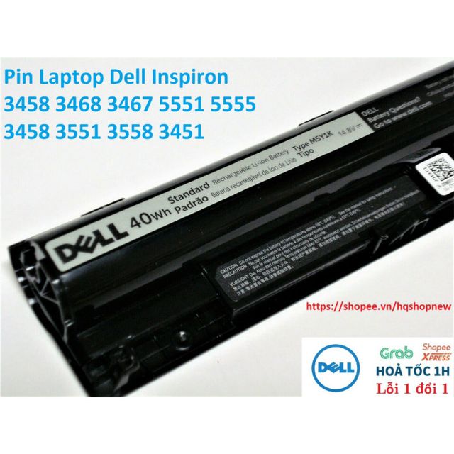 Pin Laptop Dell Inspiron M5Y1K 40W