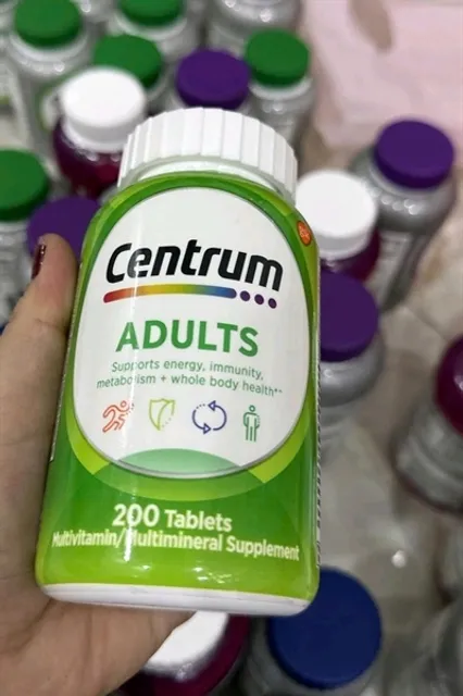 Vi&ecirc;n Uống Đa Vitamin Centrum 200 Vi&ecirc;n &ndash; Cho Người Lớn