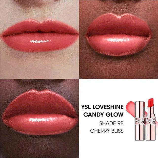 Son Dưỡng YSL Loveshine Candy Glow 9B Cherry Bliss