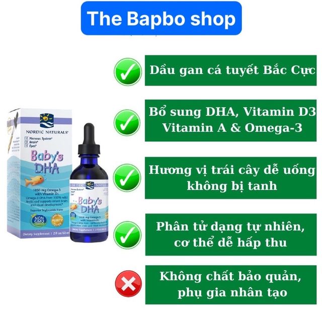 Siro DHA Baby Nordic 60ml